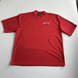 Nike Dri Fit Golf T Shirt Mens Size ￼XL Red Barry University‎ Performance